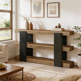 Console, entrance table, sofa table with storage space, foyer table, TV stand