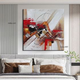 Handmade Oil Painting Hand Painted Wall Art Abstract Home Decoration Decor Stretched Frame Living Room hallway bedroom luxurious decorative paint (size: 60x60cm)