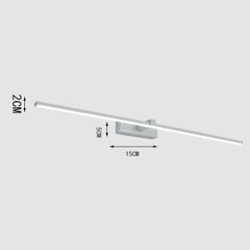 Free from EU LED Bathroom Light Waterproof Mirror Vanity Light 8w 12w Energy-saving Lamp Fixture Modern Sconce for Living Room (Emitting Color: white, Color: white light)