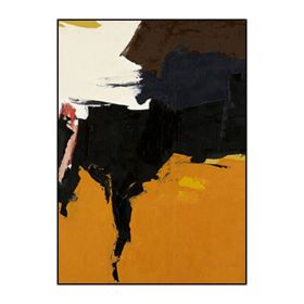 Abstract Black And White Color Modern American Painting Decorative Painting The Living Room Entrance Hallway Sharply Nordic Mini No Frame (size: 70x140cm)